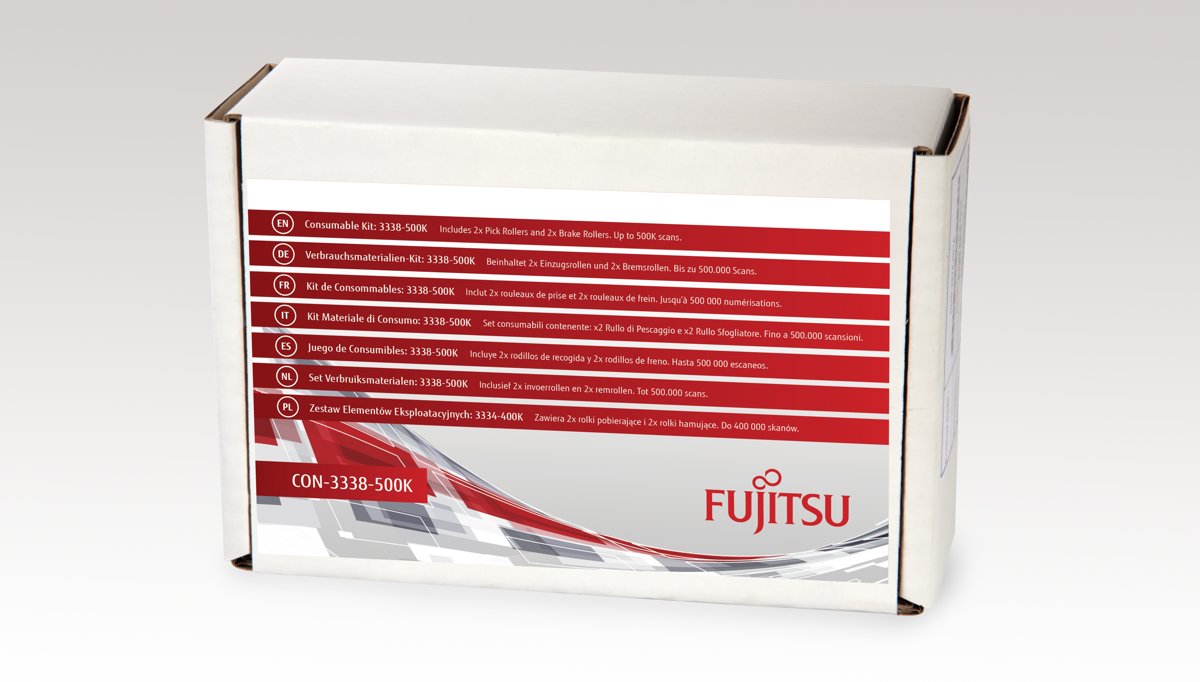 Fujitsu 3338-500K Scanner Set verbruiksartikelen