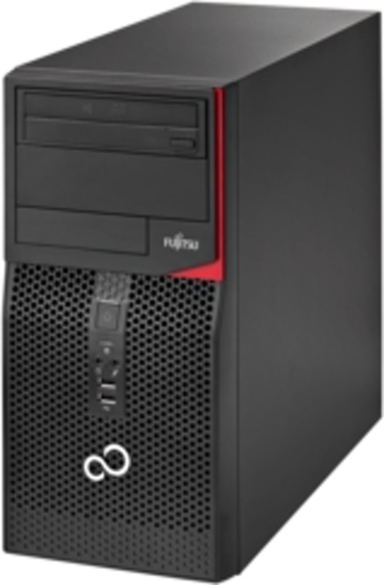 Fujitsu ESPRIMO P556 3.3GHz G4400 Desktop Zwart, Rood PC