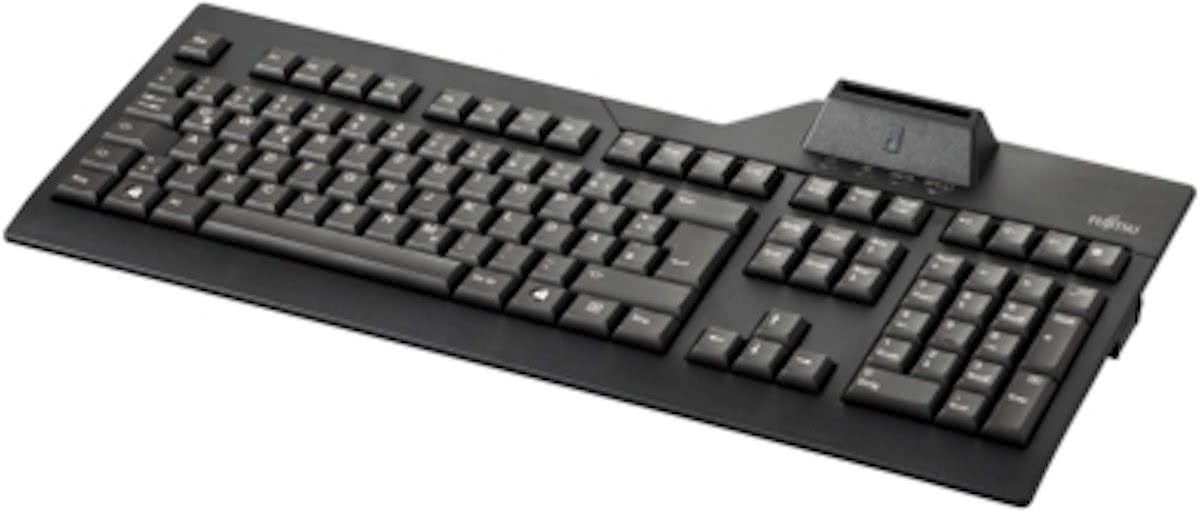 Fujitsu KB SCR2 USB AZERTY Zwart toetsenbord