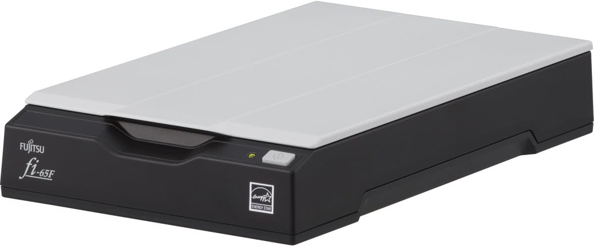 Fujitsu fi-65F Flatbed scanner 600 x 600DPI Zwart, Grijs