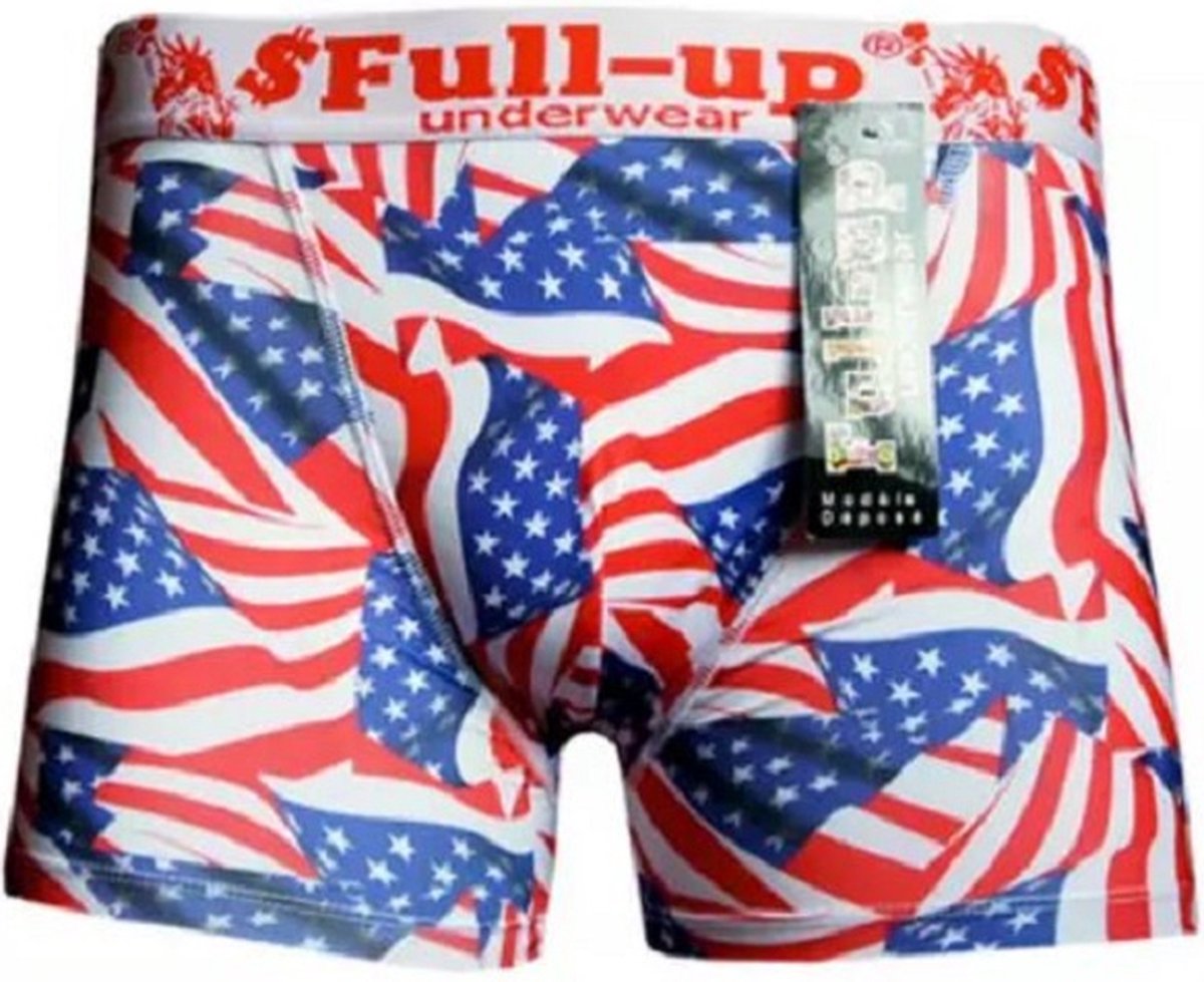 Full Up - Boxershort - Underwear - USA Stars & Stripes - Maat L