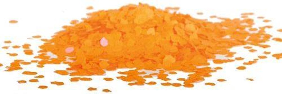 100 gram oranje confetti