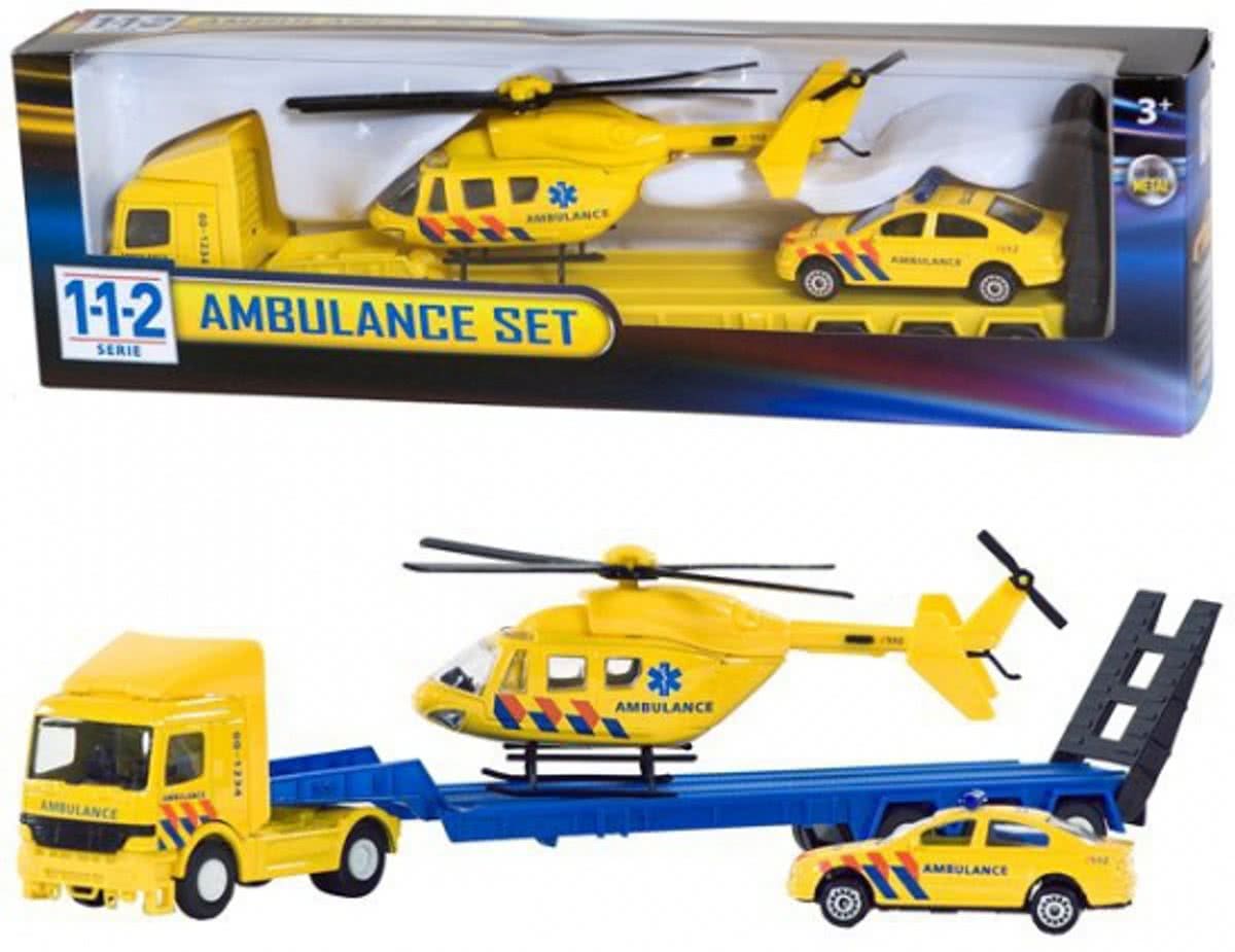 112 Ambulance set 3 delig