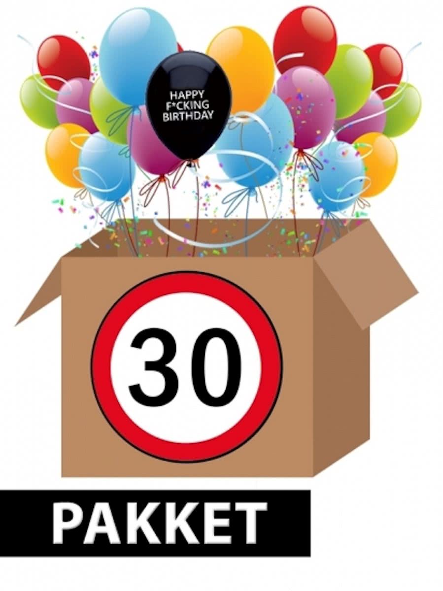 30 jaar feestpakket Fucking Birthday - verjaardag versiering pakket