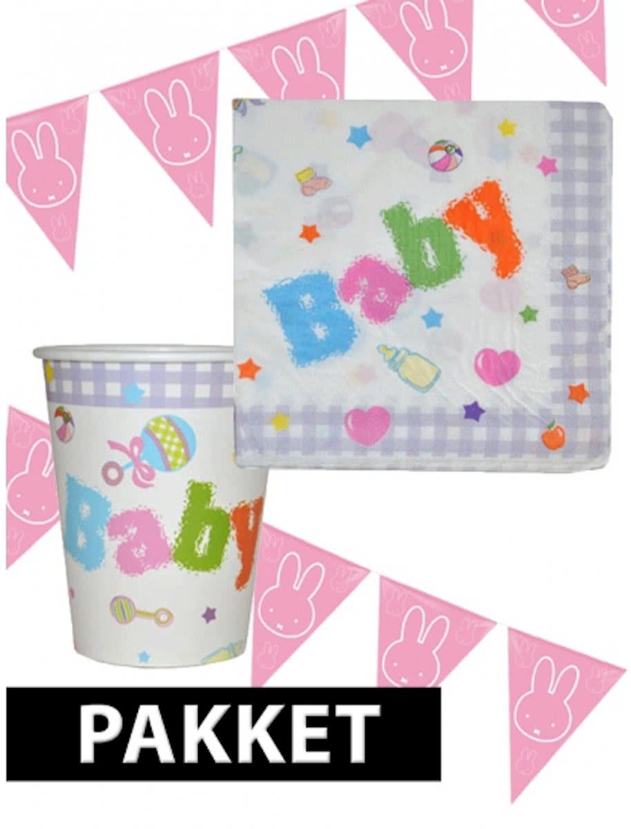 Babyshower versiering pakket meisje