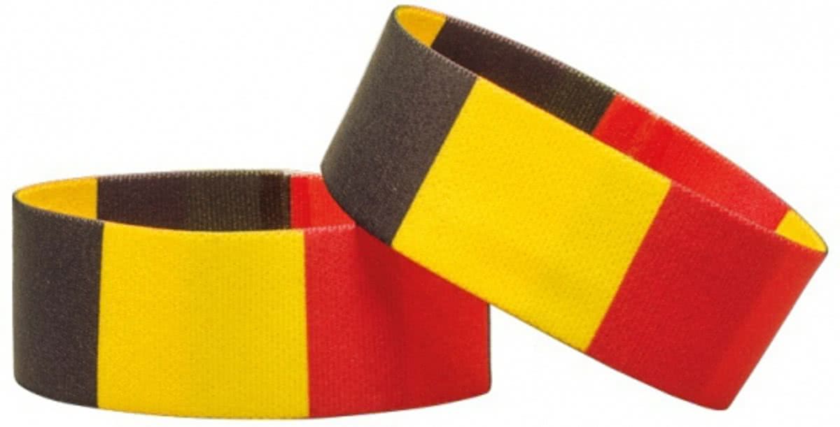 België Supporter Armband - Zwart/Geel/Rood