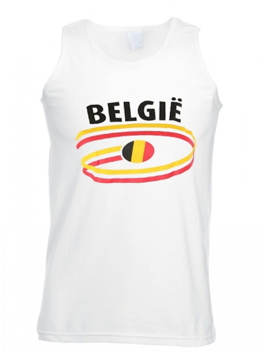 België Tanktop - Mannen - Maat S