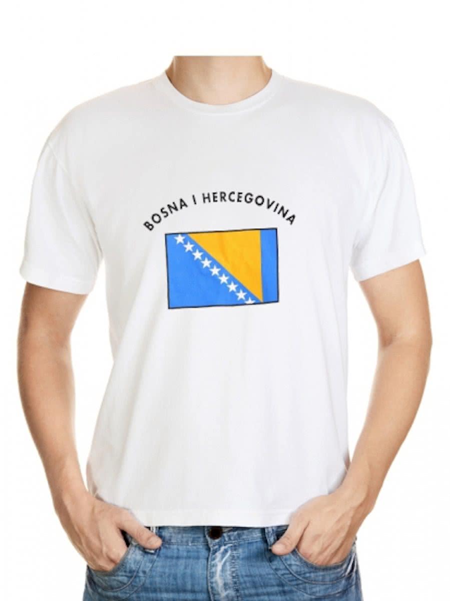 Bosnia and Herzegovina t-shirt met vlag L