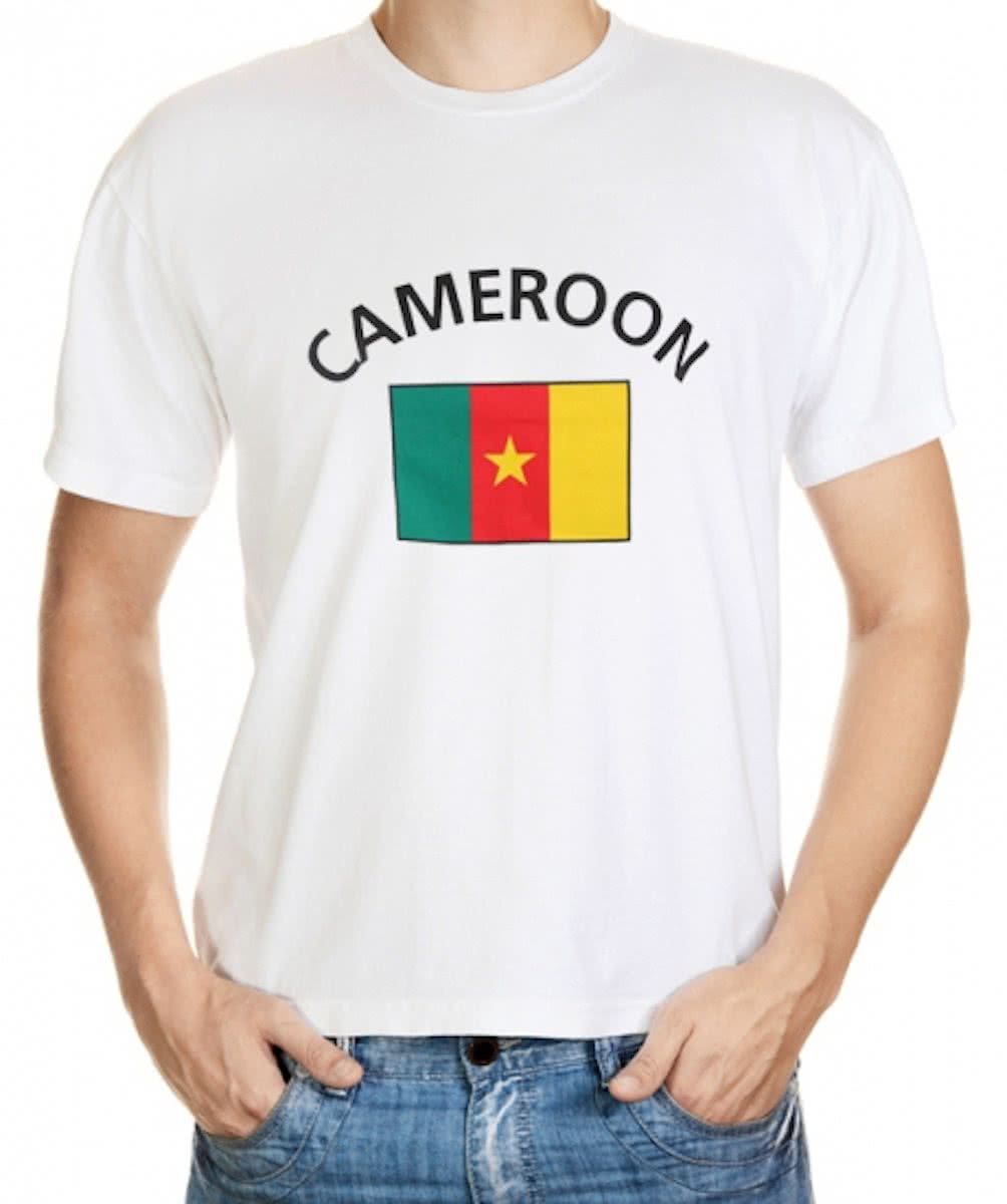 Cameroon t-shirt met vlag L