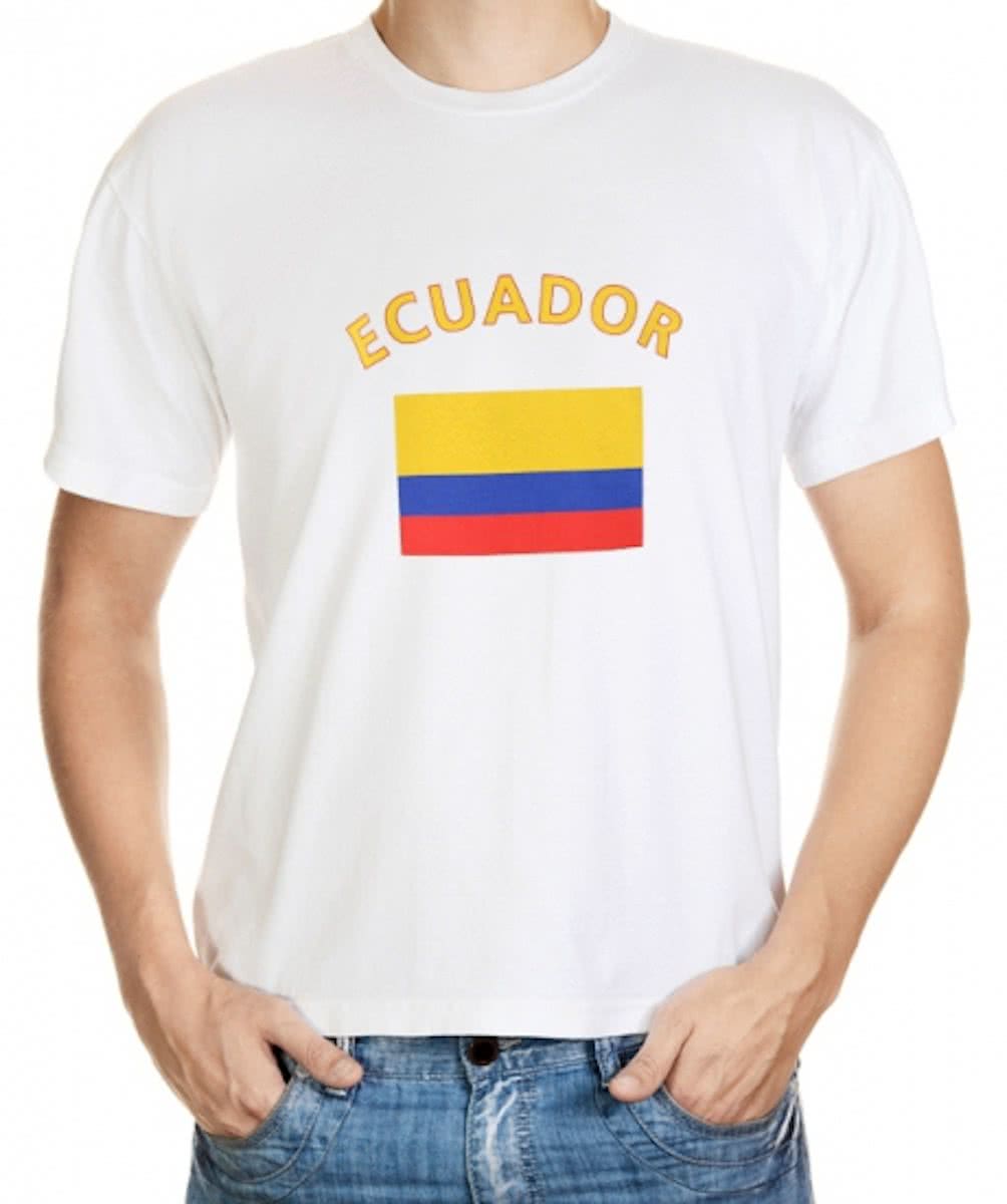 Ecuador t-shirt met vlag L