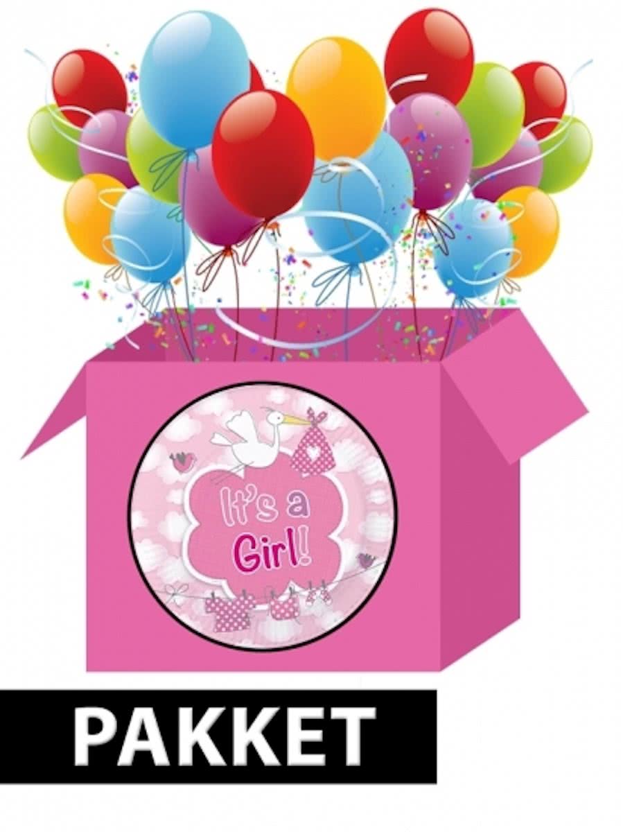 Geboorte feestpakket meisje - Babyshower versiering