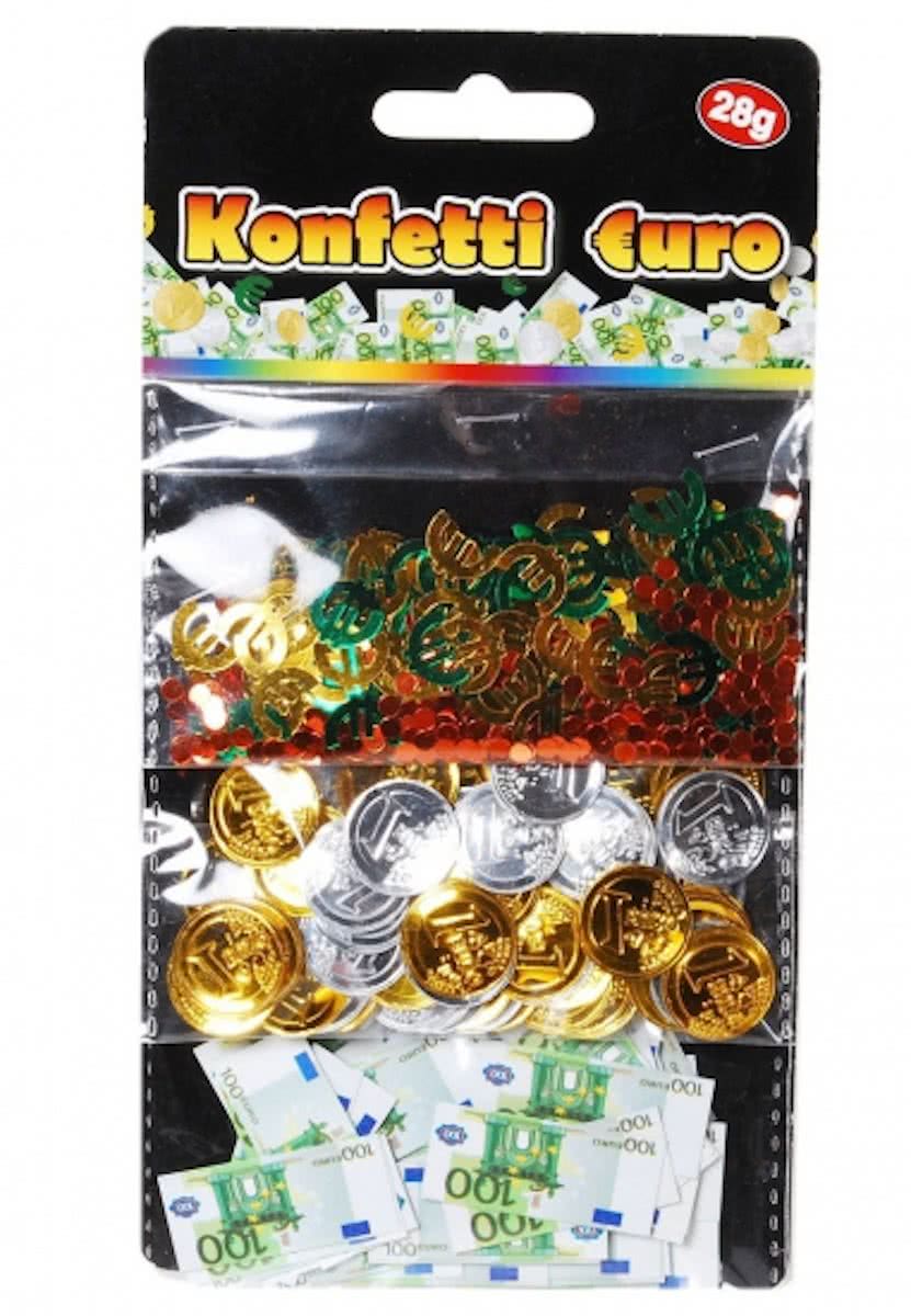 Geld confetti plastic