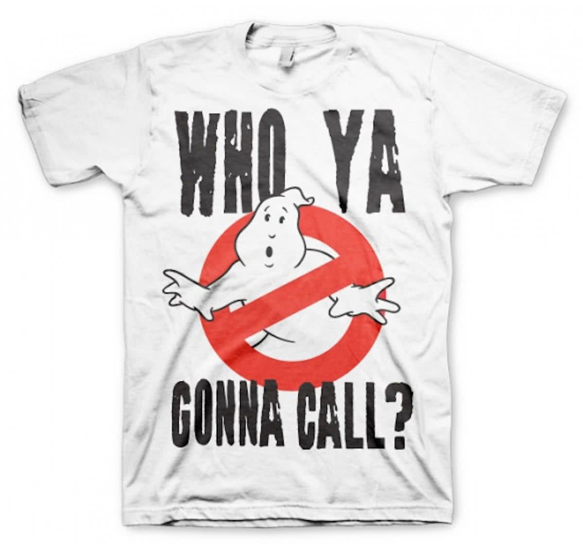 Ghostbuster t-shirt heren wit 2xl