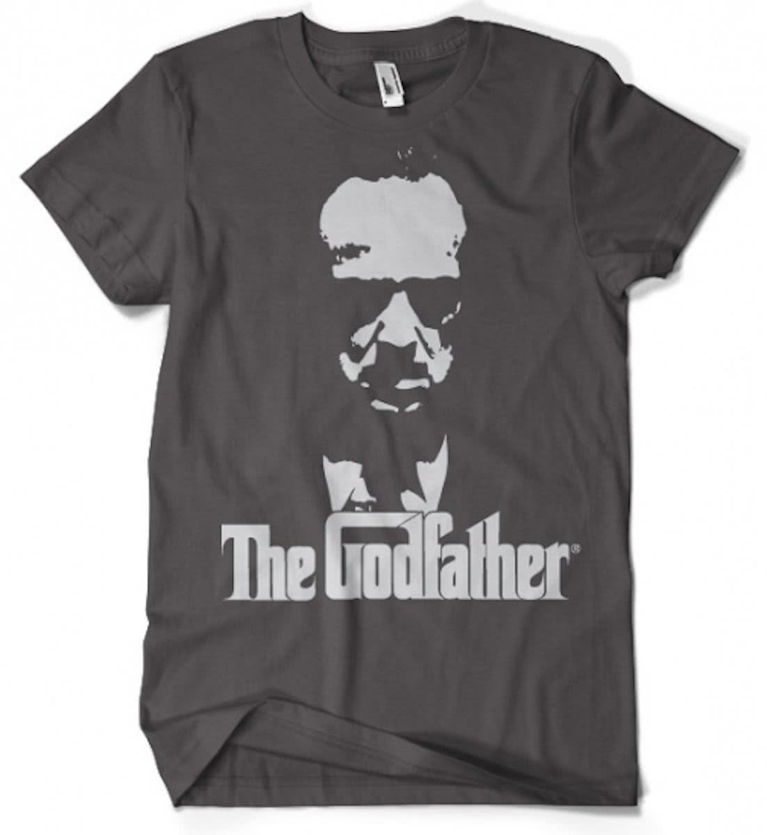 Godfather t-shirt grijs heren 2xl