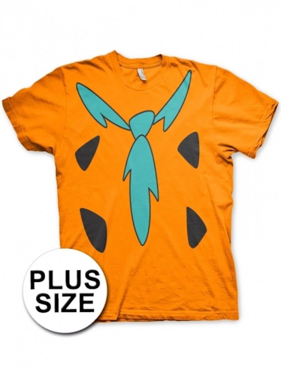 Grote maat Flintstones verkleed t-shirt voor heren 3xl (58)