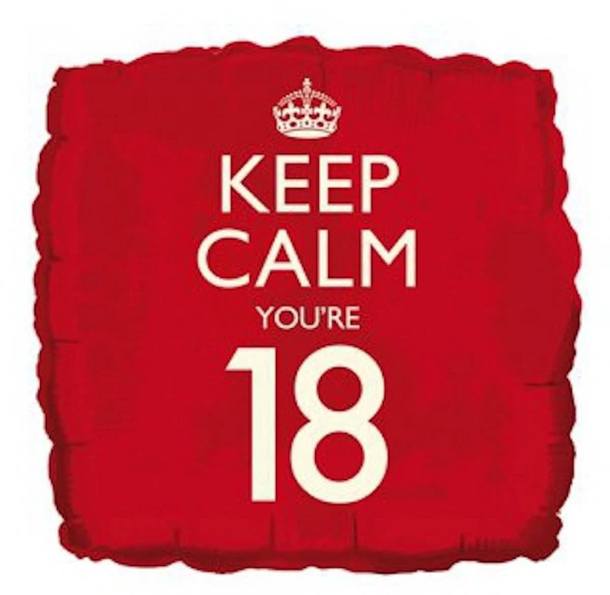 Keep Calm folie ballon 18