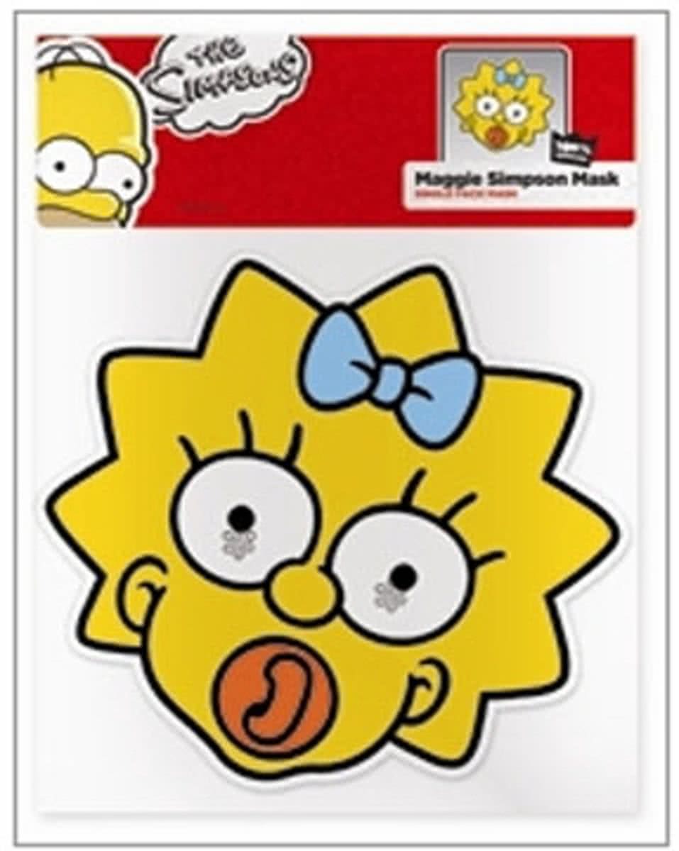 Maggie Simpson kartonnen masker