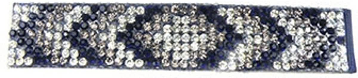 Navy armband met steentjes