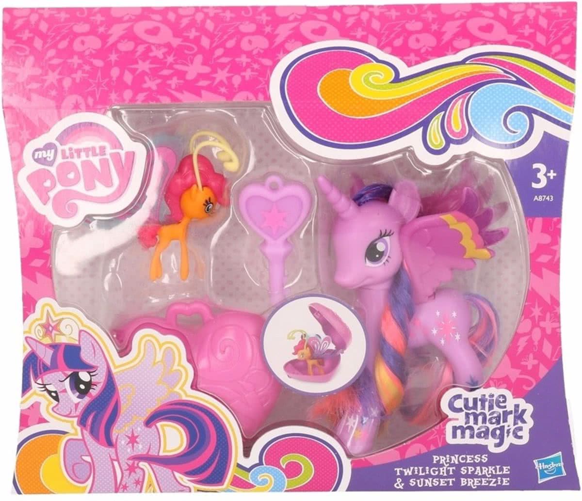 Plastic My Little Pony speelfiguren set Twilight Sparkle paars