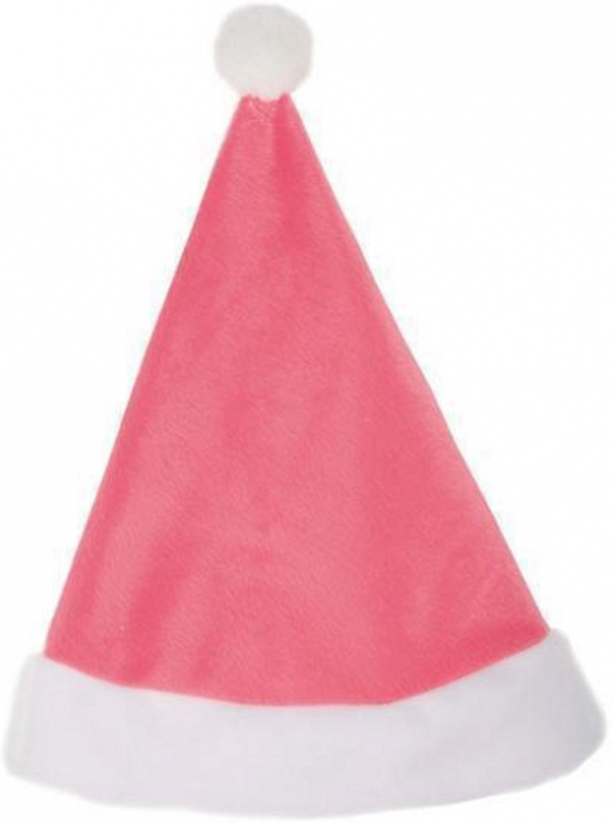 Roze kerstmuts