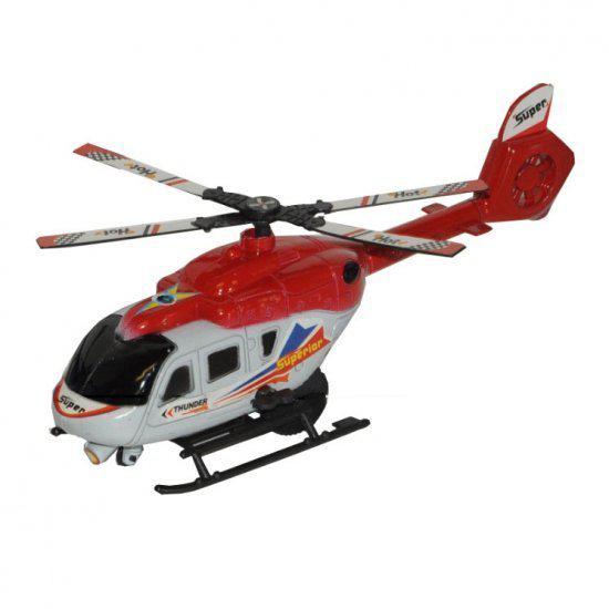 Speelgoed helikopter rood 21 cm