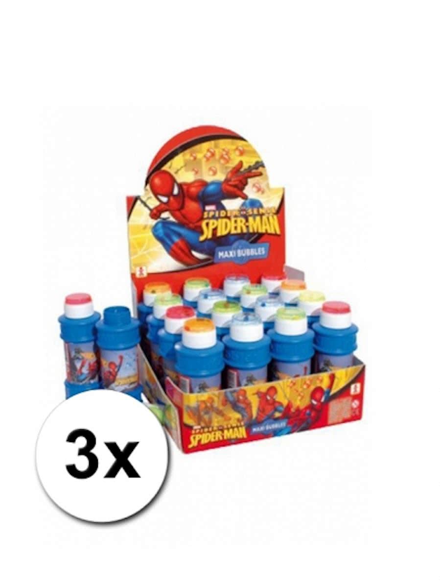 Spiderman bellenblaas set 3 stuks