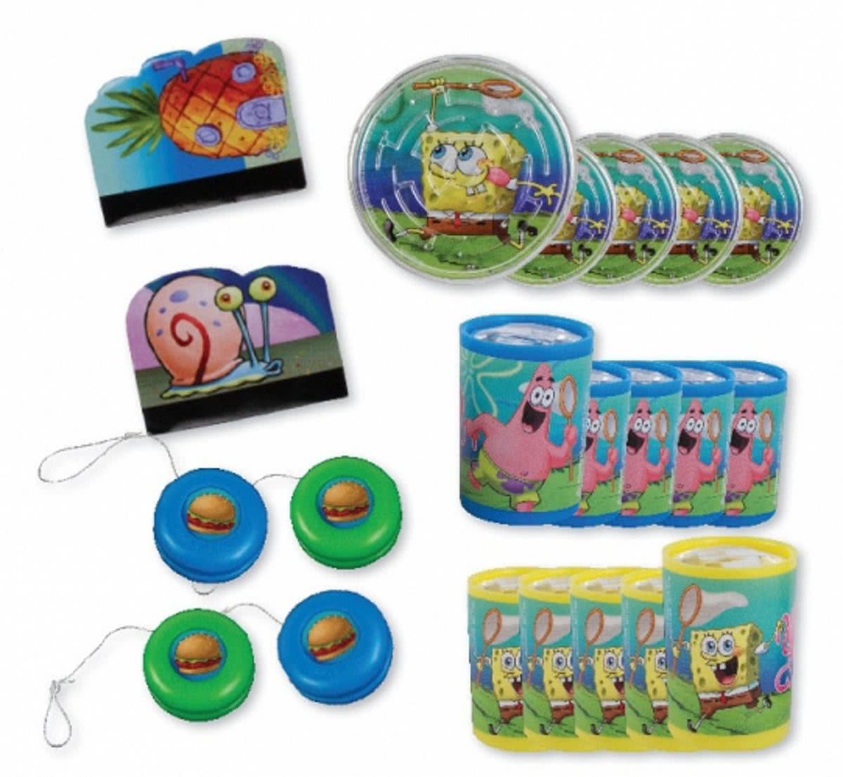 Spongebob grabbelton cadeautjes 24 stuks