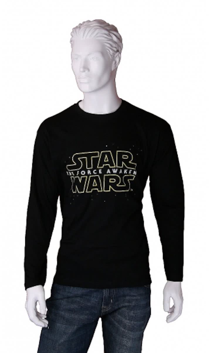 Star Wars Heren T-Shirt Lange Mouw Maat M