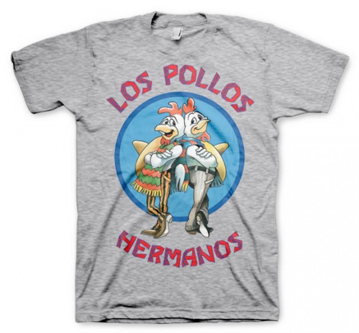 T-shirt Breaking Bad Los Pollos grijs 2xl