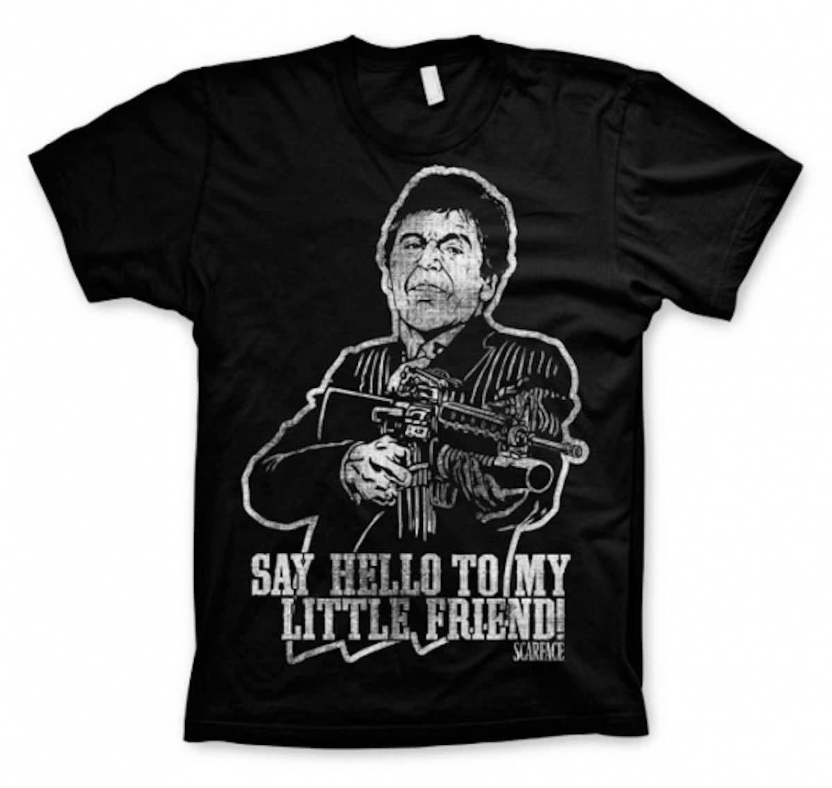 T-shirt Scarface Say Hello to My Little Friend M