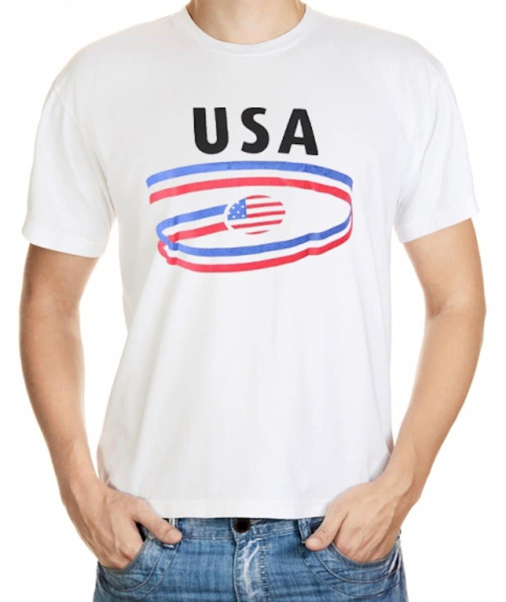 USA t-shirt voor heren L