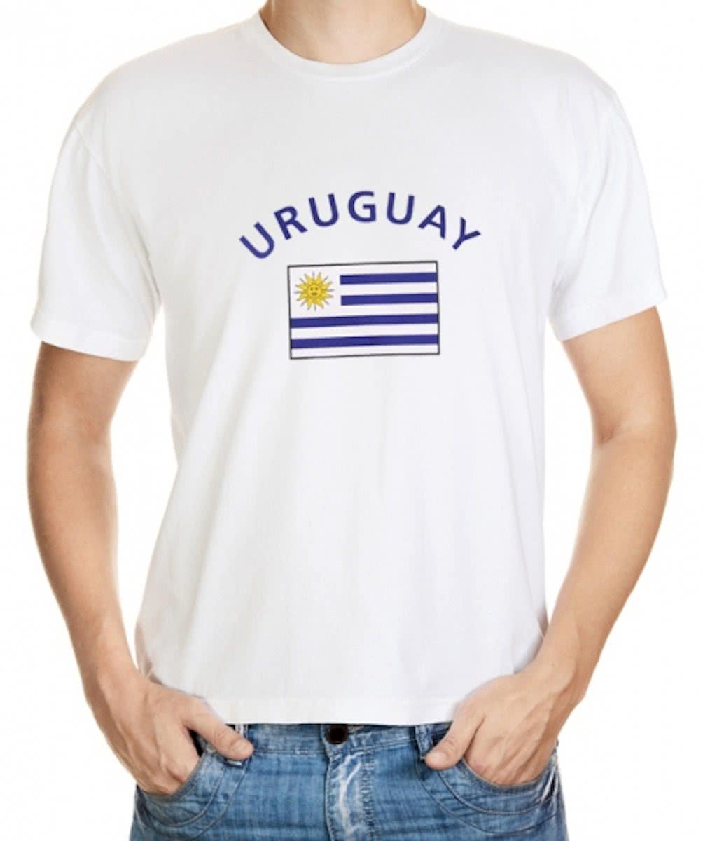 Uruguay t-shirt met vlag L