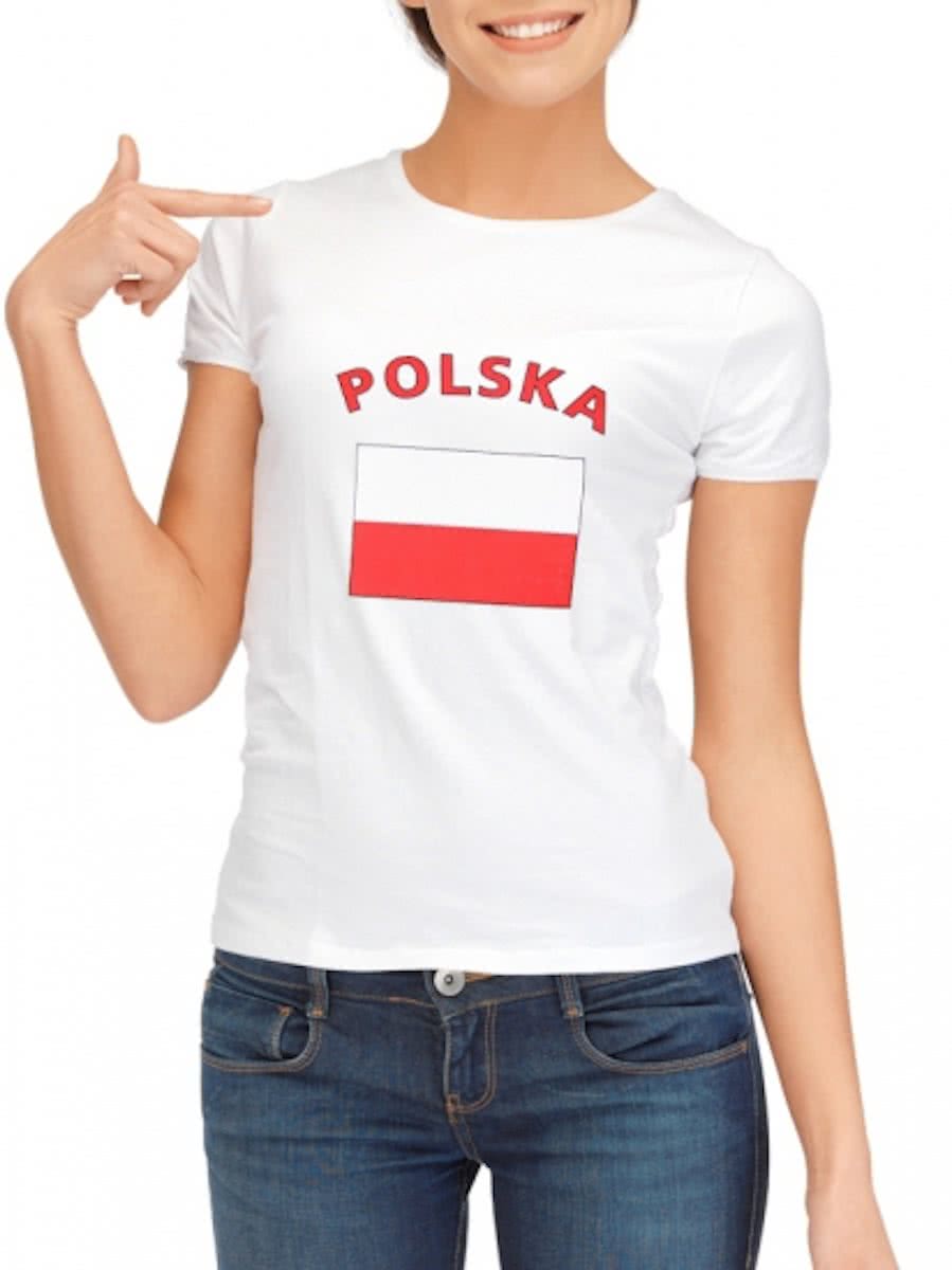 Wit dames t-shirt Polen L