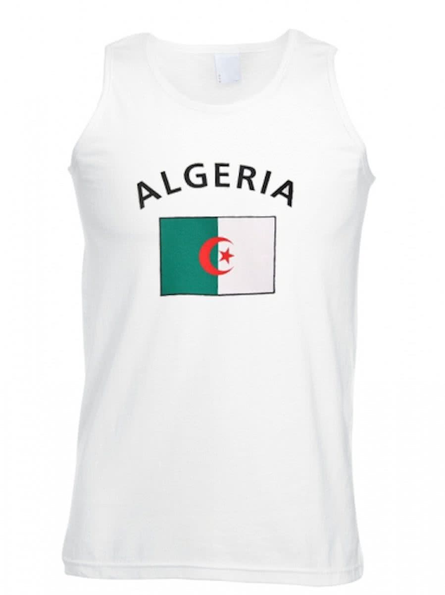 Witte heren tanktop Algarije L