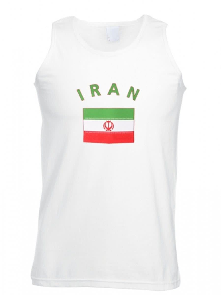 Witte heren tanktop Iran L