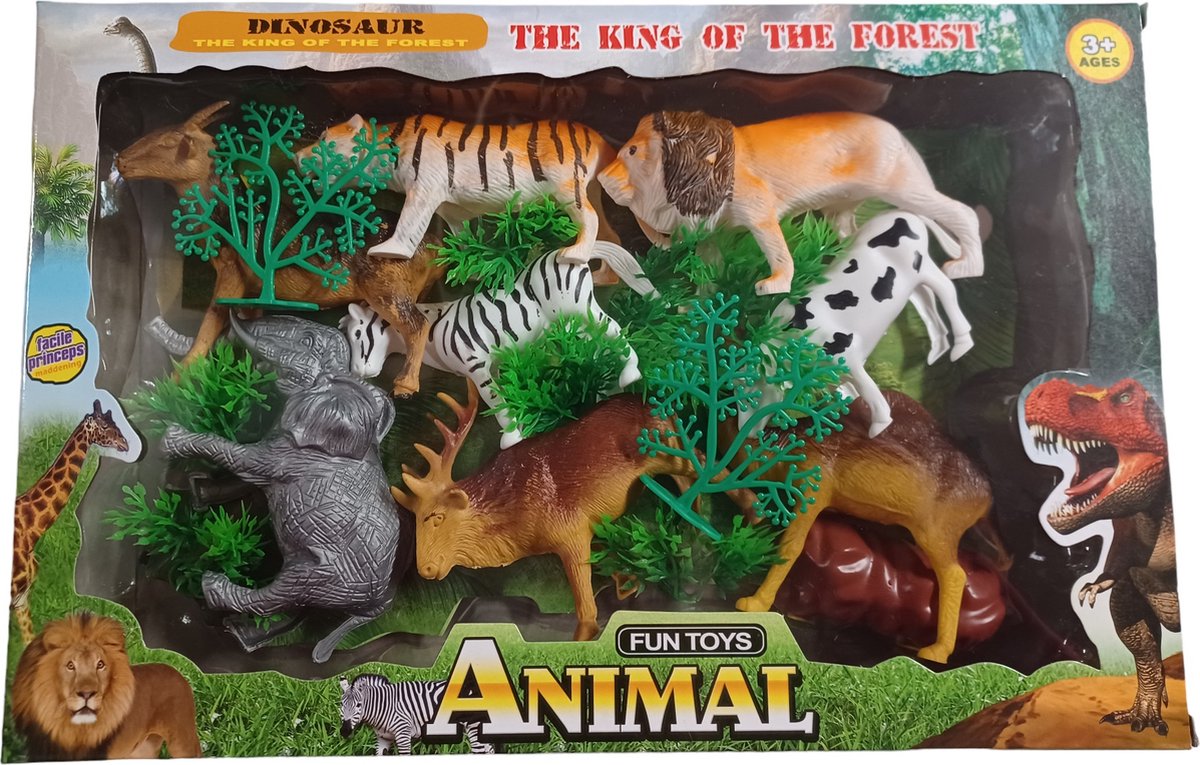 Dieren -Speel Set - Animal - fun toys - 15 delig