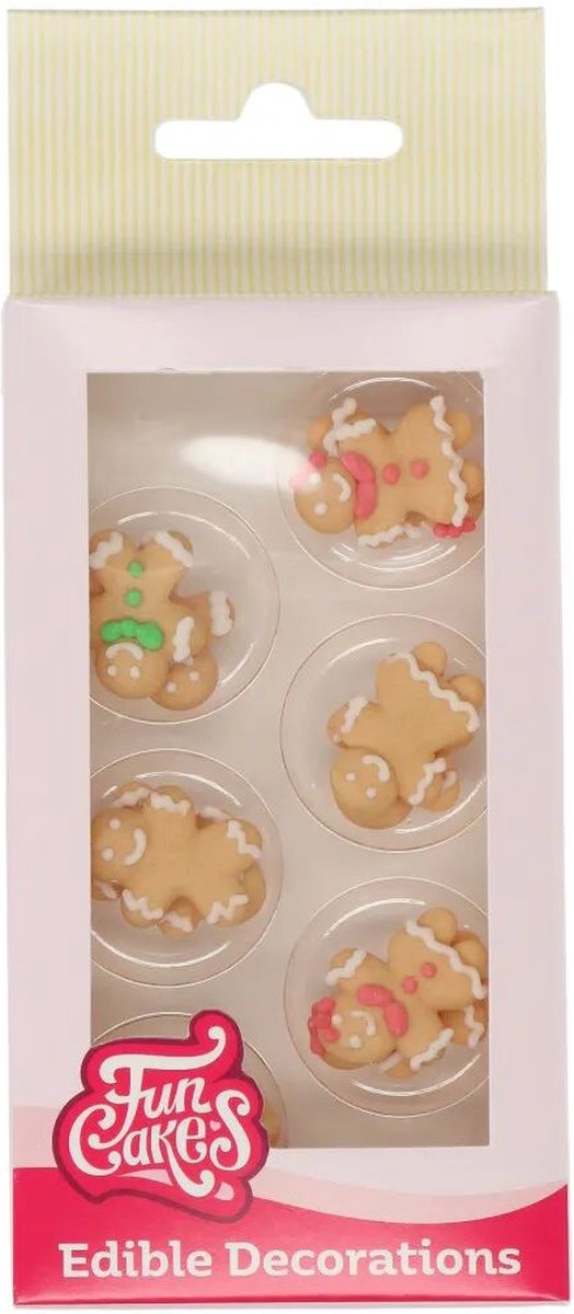 FunCakes - Suikerdecoratie - Gingerbread - Set/12