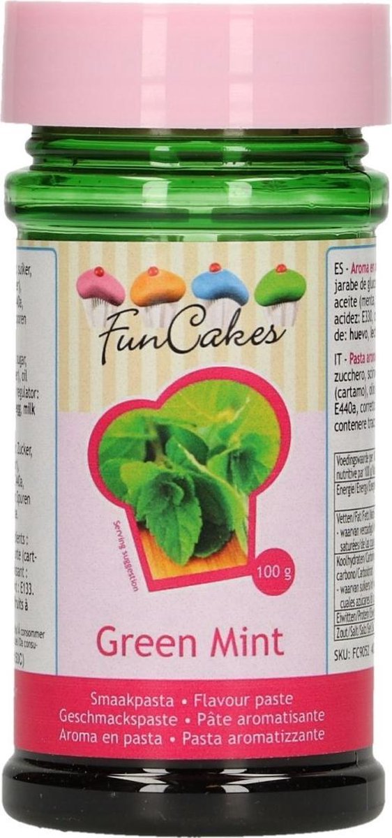 FunCakes Smaakpasta Groene Munt 100g