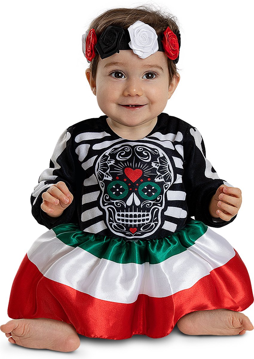 FUNIDELIA Catrina-kostuum Voor voor baby - Maat: 81 - 92 cm - Zwart