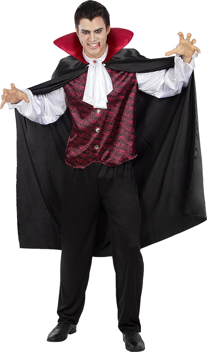 FUNIDELIA Graaf Dracula Kostuum Voor voor mannen - Maat: 3XL - Zwart