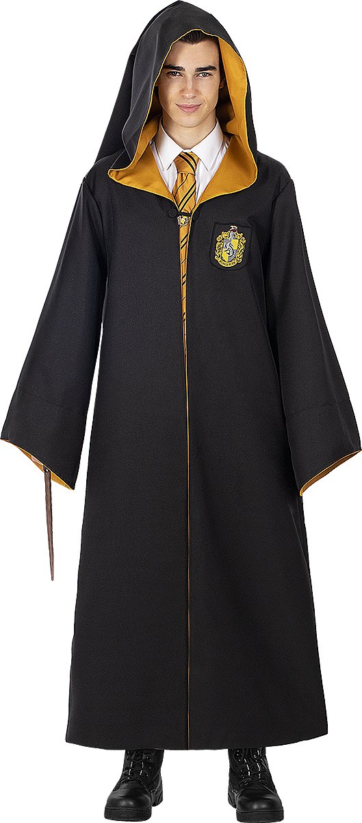 FUNIDELIA Replica Hufflepuff Badjas Voor - Diamond Edition - Maat: L