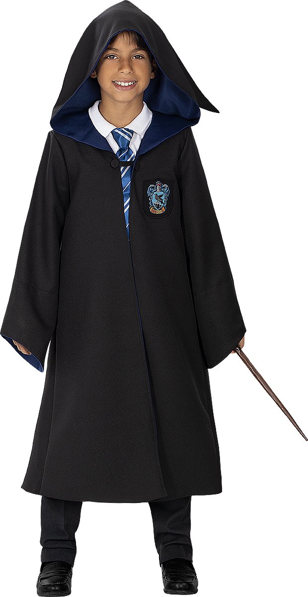 FUNIDELIA Replica Ravenclaw Badjas Voor - Diamond Edition - Maat: 107 - 113 cm