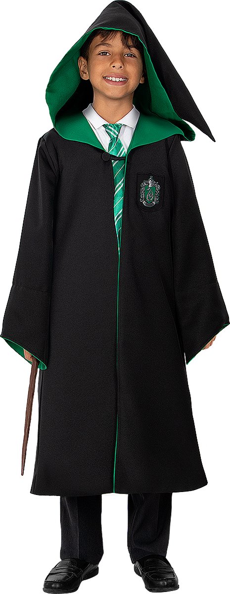 FUNIDELIA Replica Slytherin Badjas Voor - Diamond Edition - Maat: 107 - 113 cm