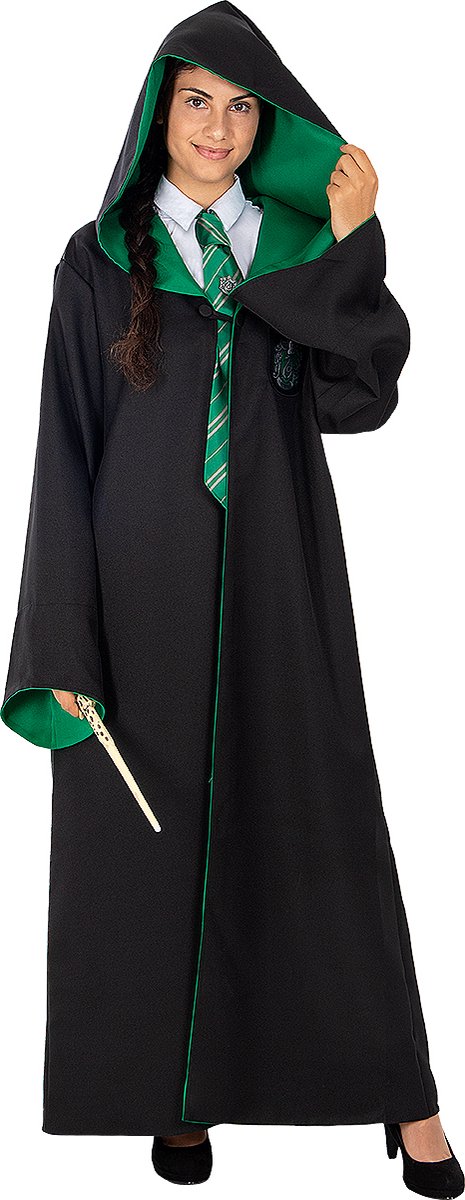 FUNIDELIA Replica Slytherin Badjas Voor - Diamond Edition - Maat: L