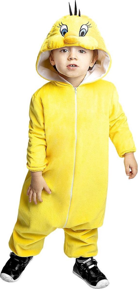 FUNIDELIA Tweety kostuum - Looney Tunes voor baby Looney Tunes - 12-24 maanden (98-110 cm) - Geel