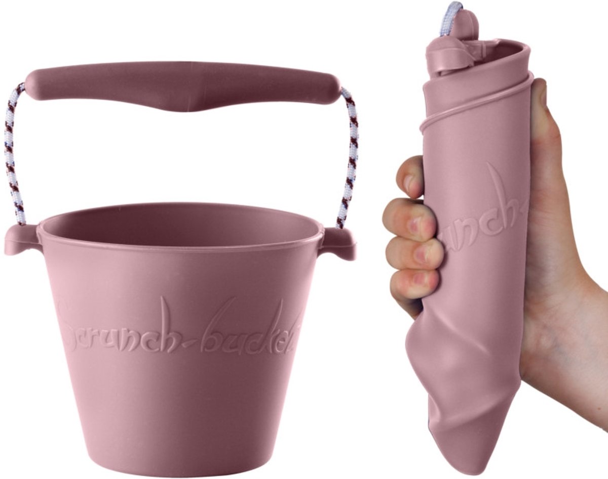 Scrunch bucket zacht roze