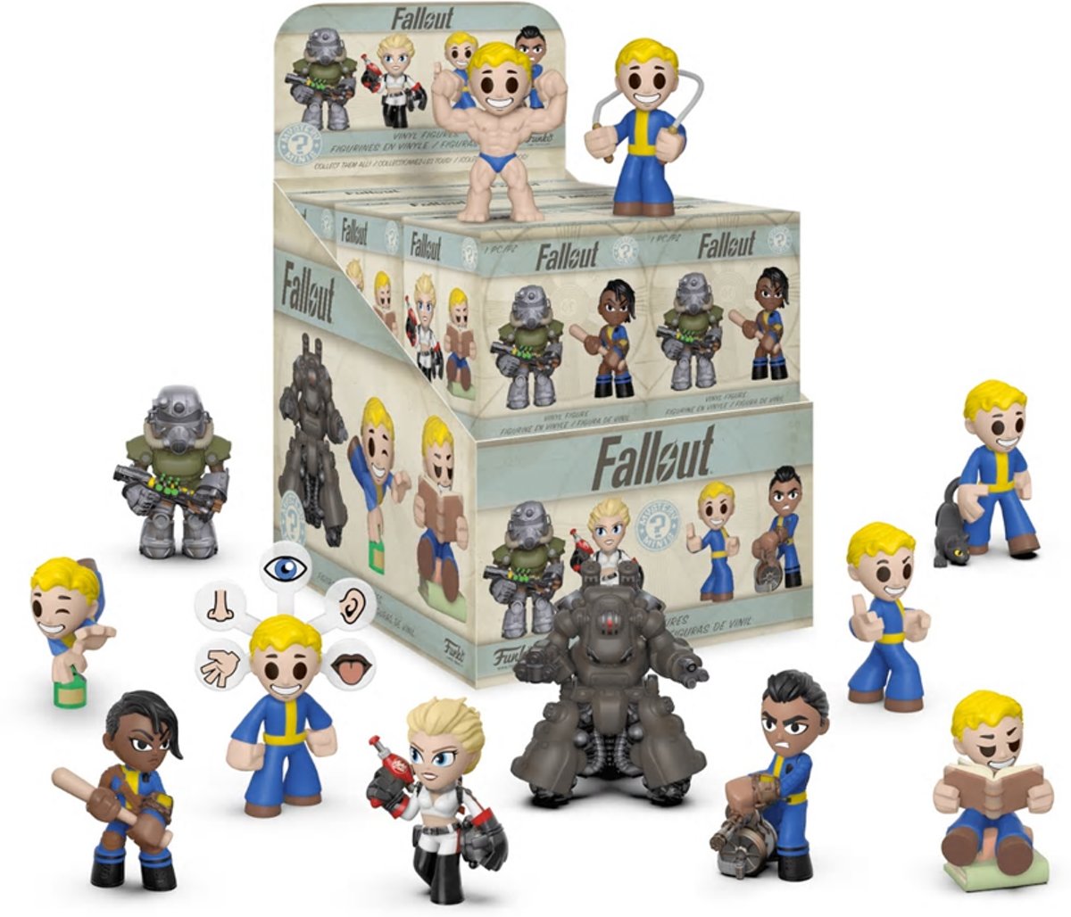 3 doosjes -   Fallout Mystery Minis Series 2