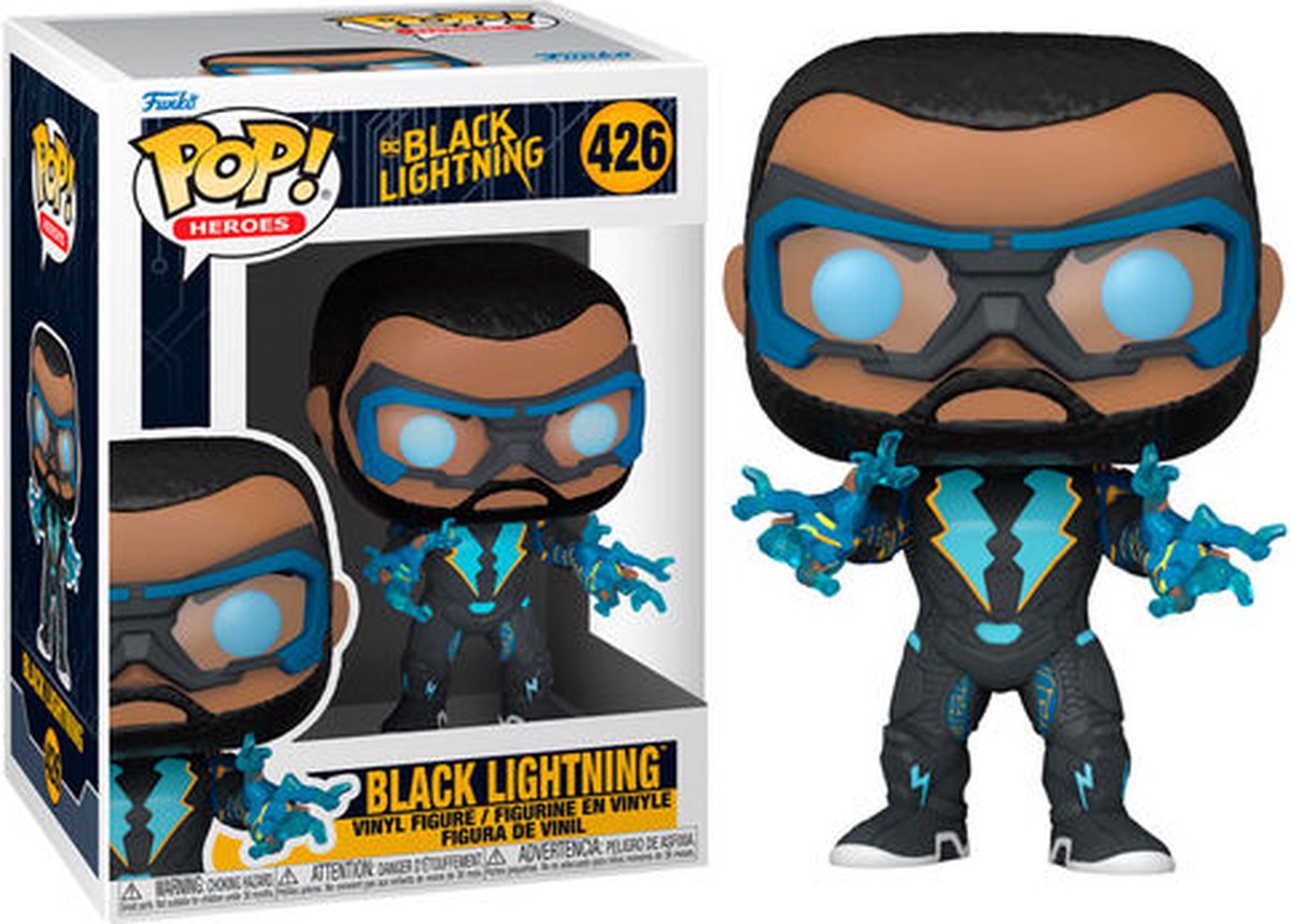 BLACK LIGHTNING - Bobble Head POP N° 426 - Black Lightning