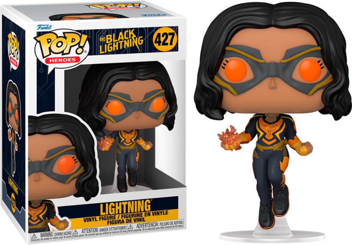 BLACK LIGHTNING - Bobble Head POP N° 427 - Lightning