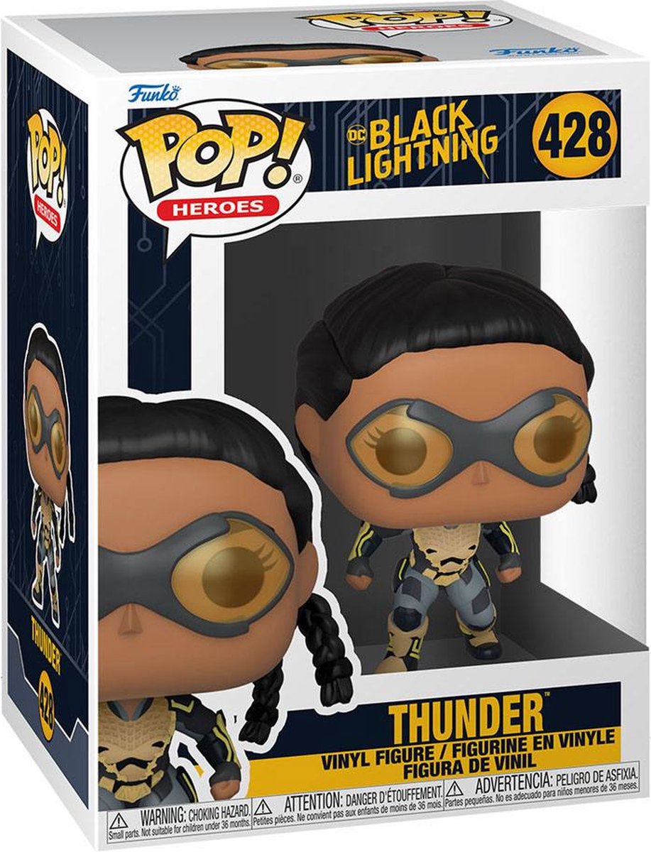 BLACK LIGHTNING - Bobble Head POP N° 428 - Thunder